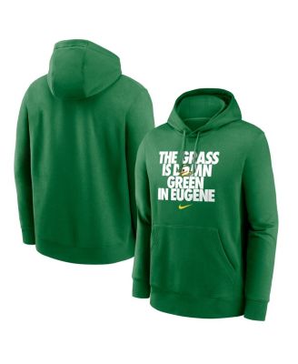 Nike - Men's Green Oregon Ducks Grass Is Green Club Fleece Pullover Hoodie