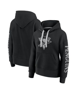 Fanatics - Women's  Black Pittsburgh Penguins Elements Next Pullover Hoodie