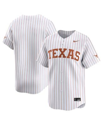 Nike - Men's  White Pinstripe Texas Longhorns College Limited Baseball Jersey