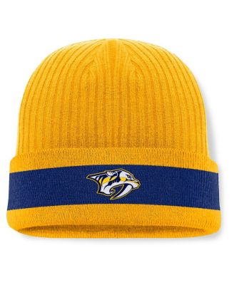 Fanatics - Men's Gold Nashville Predators Blueliner Cuffed Knit Hat