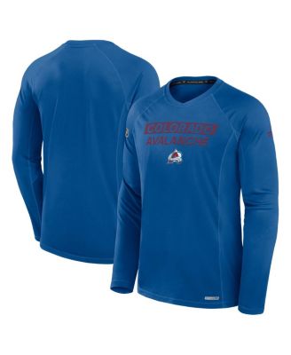 Fanatics - Men's  Blue Colorado Avalanche Authentic Pro Rink Tech Long Sleeve T-Shirt