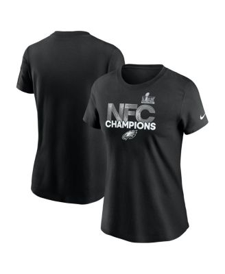 Nike - Women's Black Philadelphia Eagles 2024 NFC Champions T-Shirt