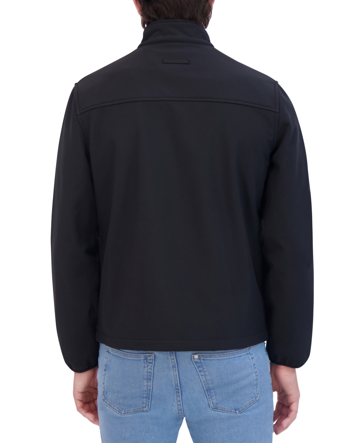 Hudson Men's Soft Shell Utility Jacket In Black