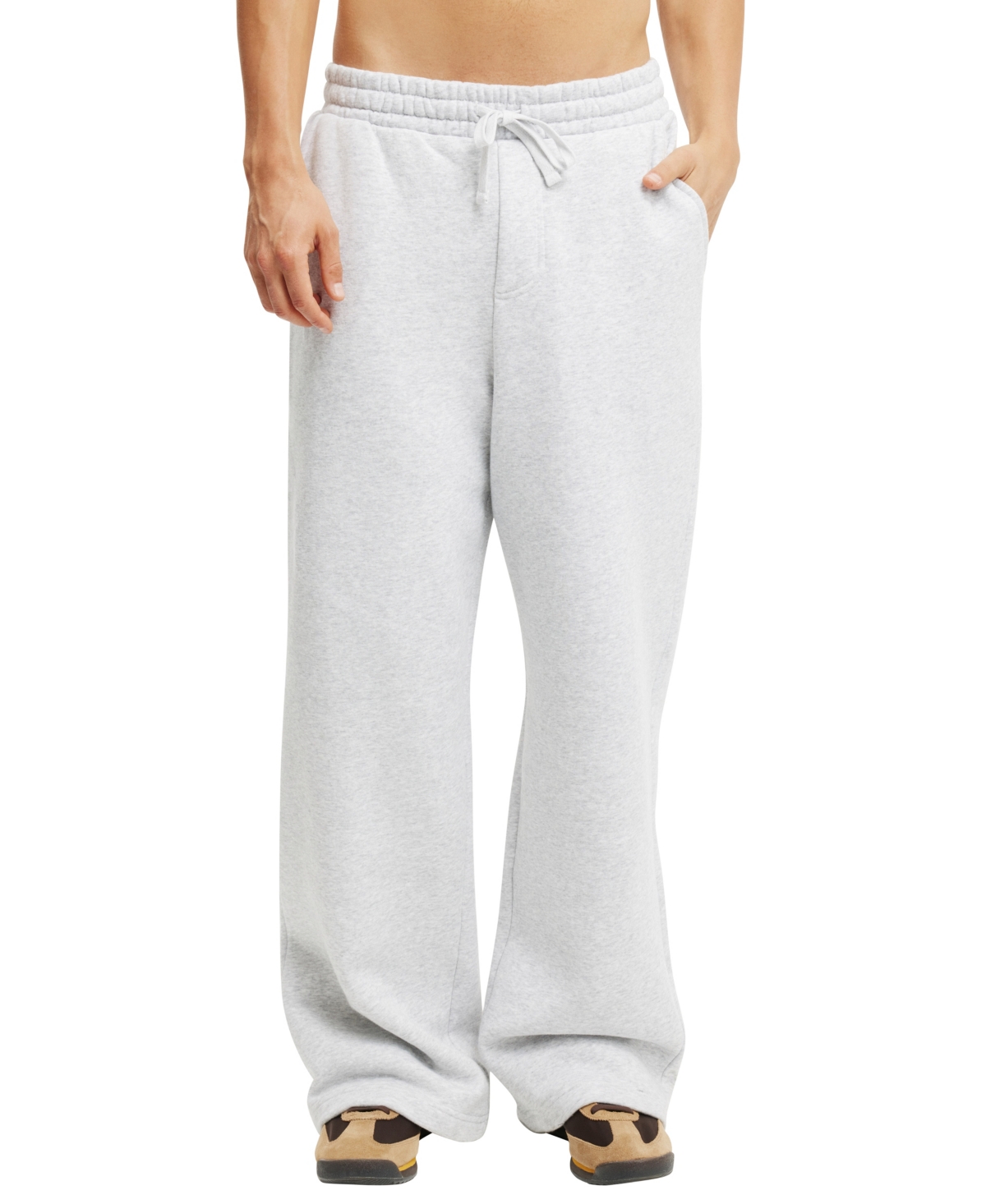 Shop Cotton On Men's Super Baggy Track Pants In Gray Marle