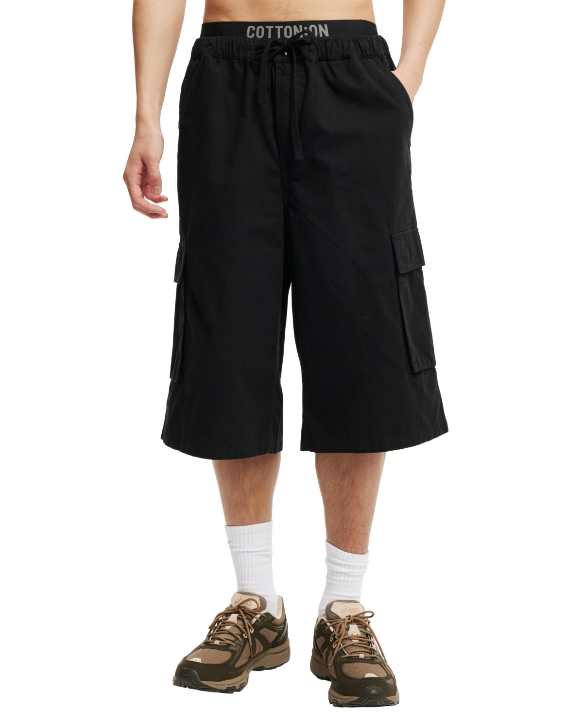 COTTON ON MEN'S SUPER BAGGY CARGO SHORTS 