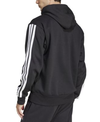 Men's Essential Three Stripes Fleece Hoodie