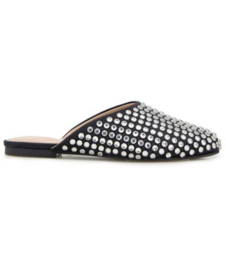 Women's Almond Toe Saddie Mules