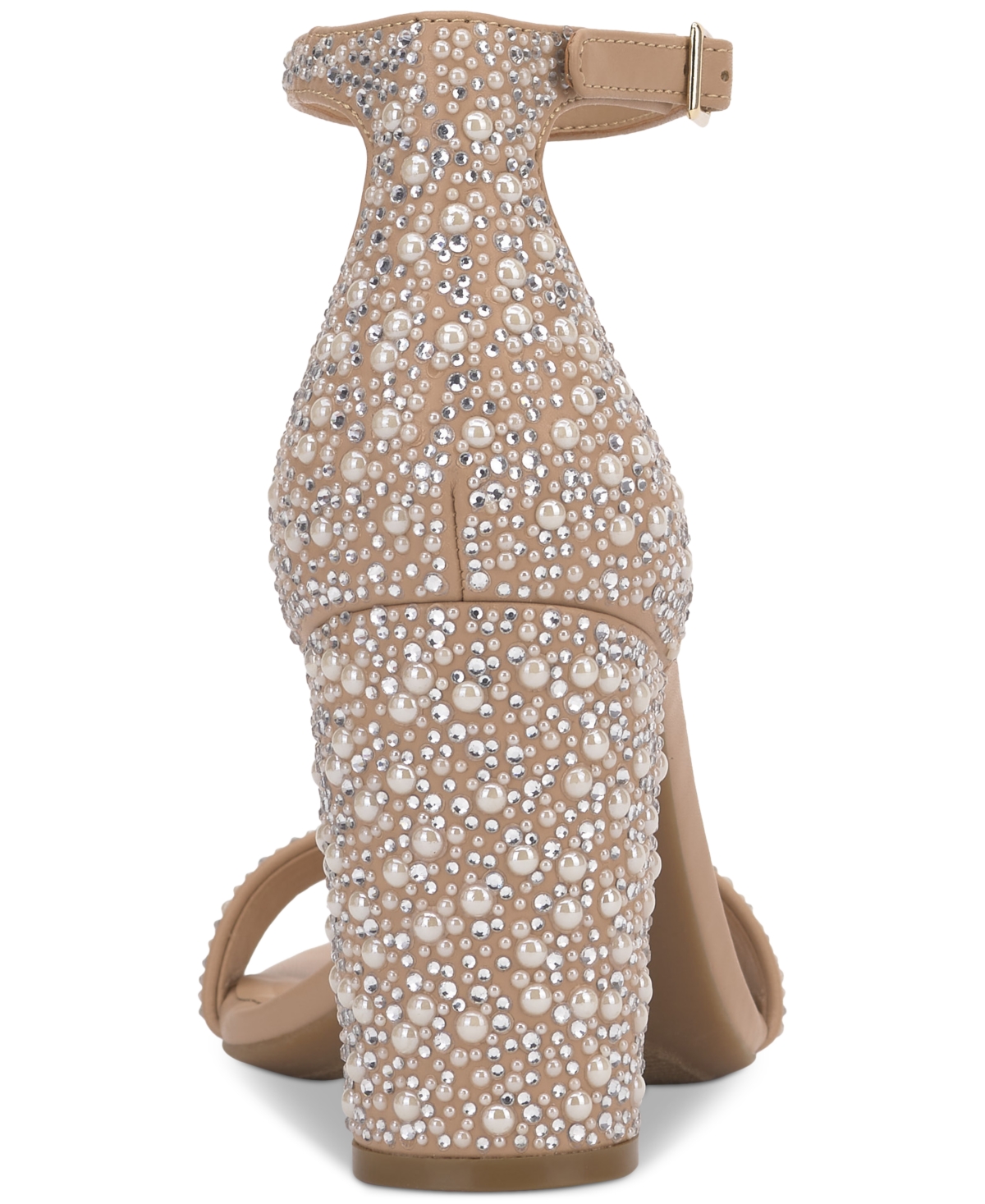 Inc International Concepts Women's Lexini Two-piece Sandals, Created For Macy's In Pearl Bling