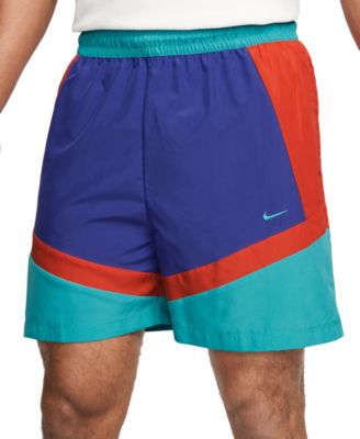 Nike - Men's Icon Loose-Fit Colorblocked 6" Basketball Shorts