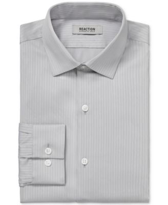 Men's Slim Fit Tonal Stripe Dress Shirt