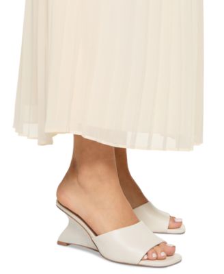 Women's Fiala Square-Toe Sculpted Wedge Sandals