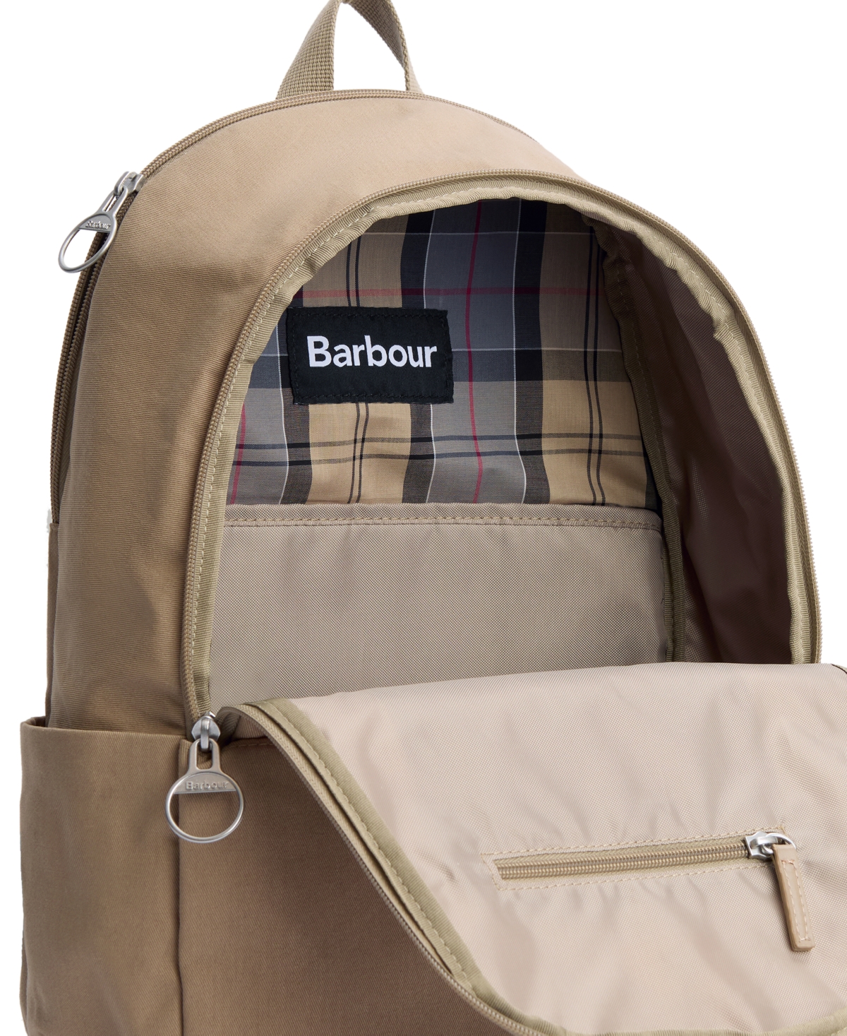 Barbour Cascade City Cotton Twill Backpack In Stone