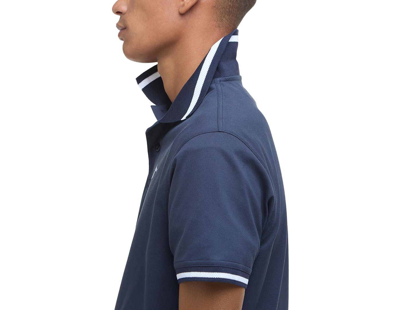 Мужское поло Barbour Ferrybridge Lightweight Polo Shirt, цвет: Тёмно-синий — фото 3