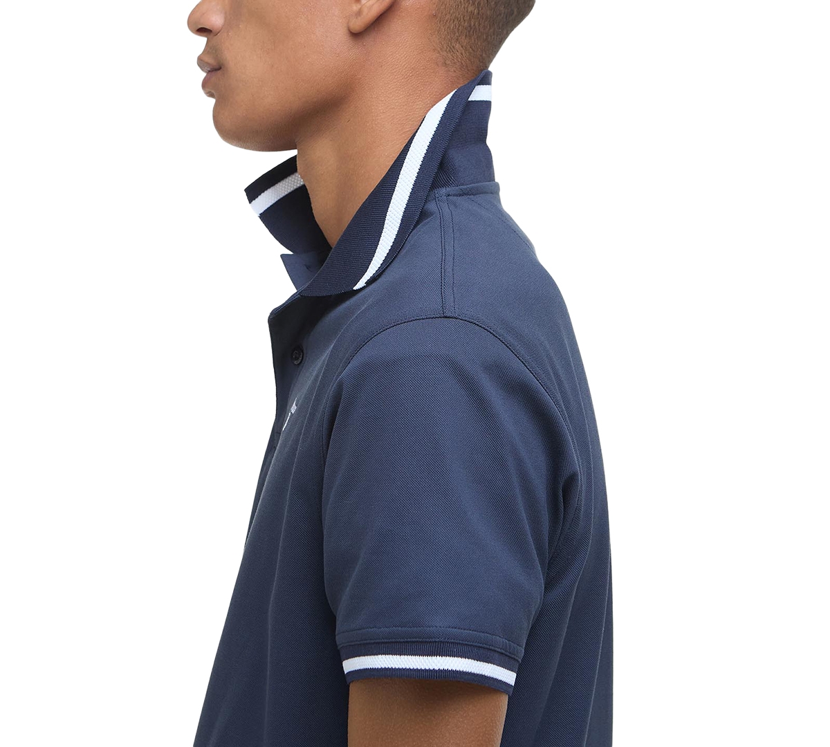 Shop Barbour Men's Ferrybridge Lightweight Polo Shirt In Navy
