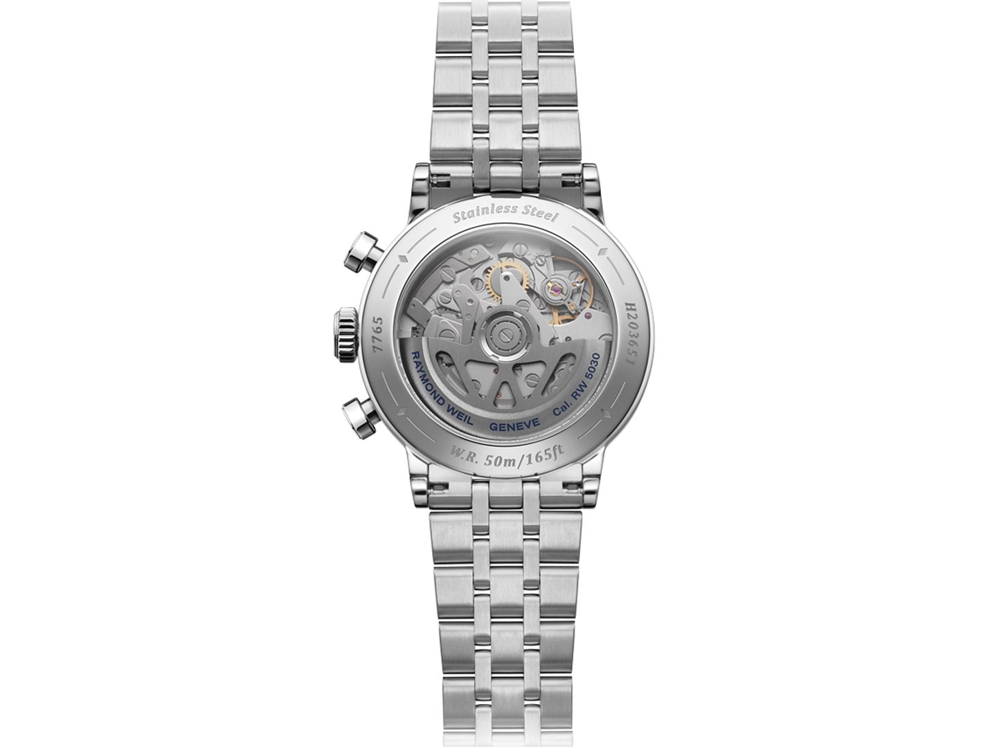Мужские часы Raymond Weil Swiss Automatic Chronograph Millesime Stainless Steel Bracelet Watch 40mm — фото 2