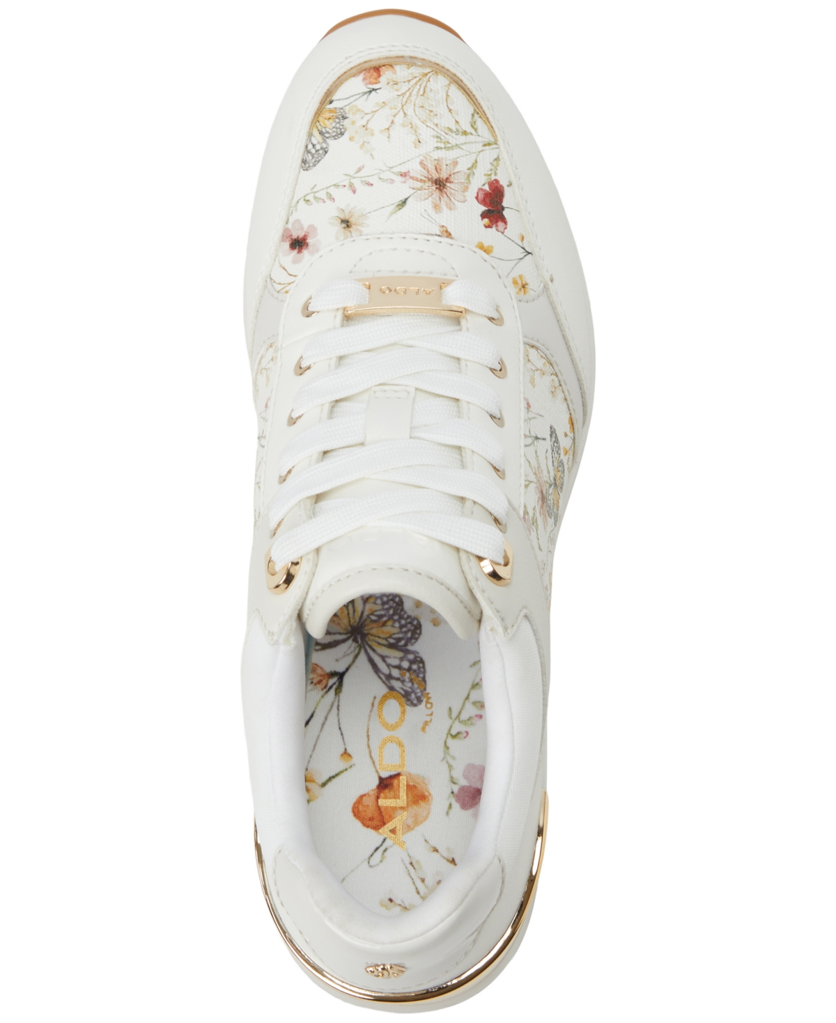 ALDO WOMEN'S ICONISTEP LACE-UP WEDGE JOGGER SNEAKERS 