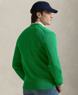 Men's Cotton V-Neck Cardigan