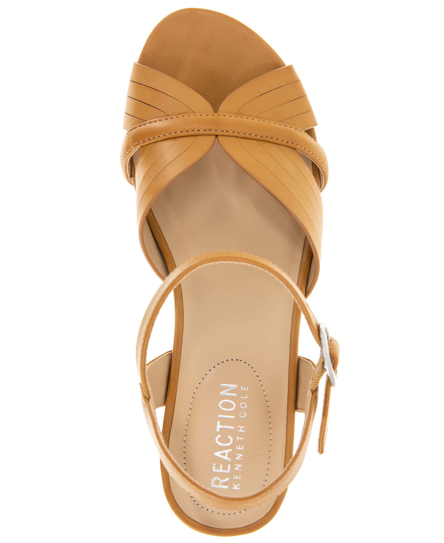 Женские сандалии Kenneth Cole Reaction Comi Almond Toe Wedge, цвет: Верблюжий — фото 4
