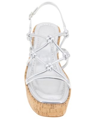 Women's Essa Knots Square Toe Wedge Sandals