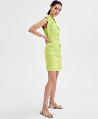 Women's Sleeveless Blazer Dress, Exclusively at Macy's