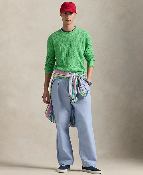 alfani Polo Ralph Lauren Men's Polo Prepster Oxford Easy Pants Men's Fashion & Accessories