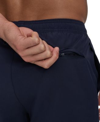 Men's Regular-Fit Quick-Dry 5" Swim Trunks with Compression Short Liner