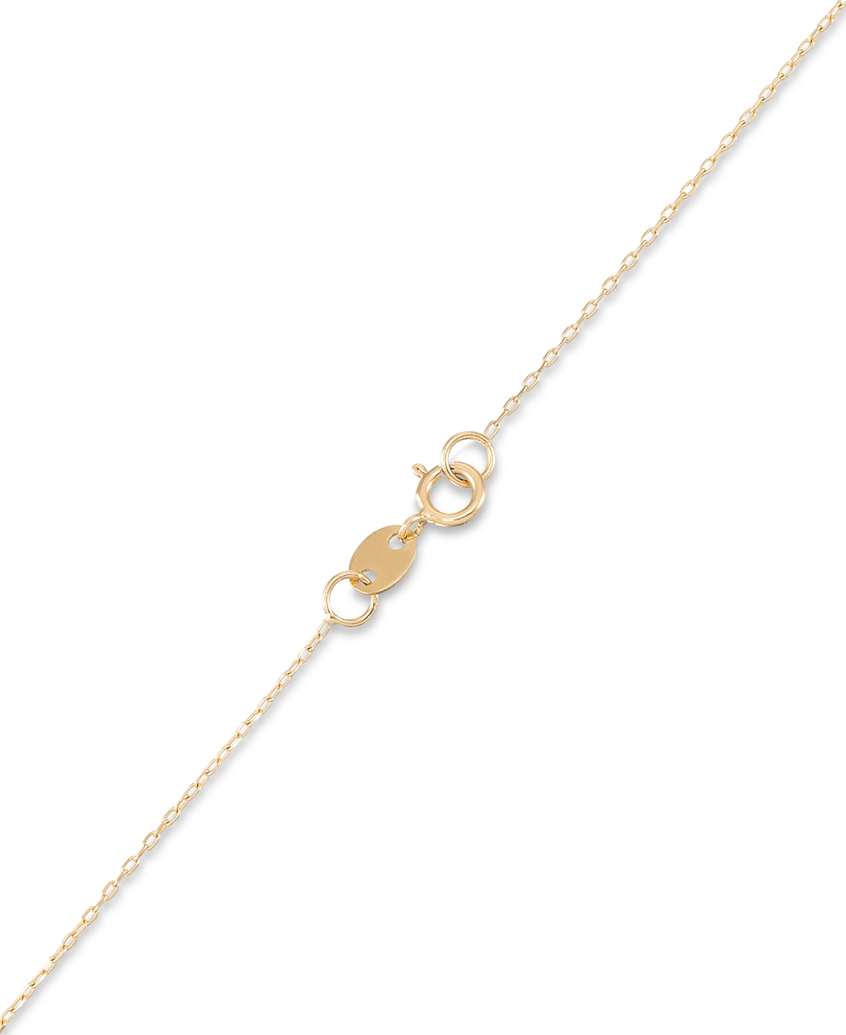 MACY'S TWO-TONE BUTTERFLY PENDANT NECKLACE IN 10K GOLD, 18" 
