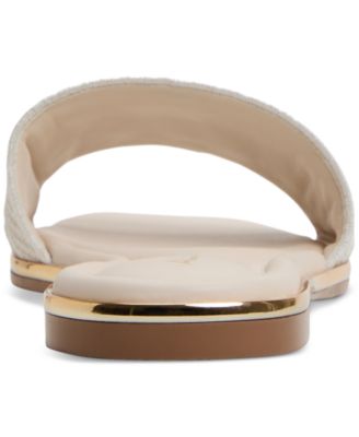 Women's Oceania Embroidered Slide Flat Sandals