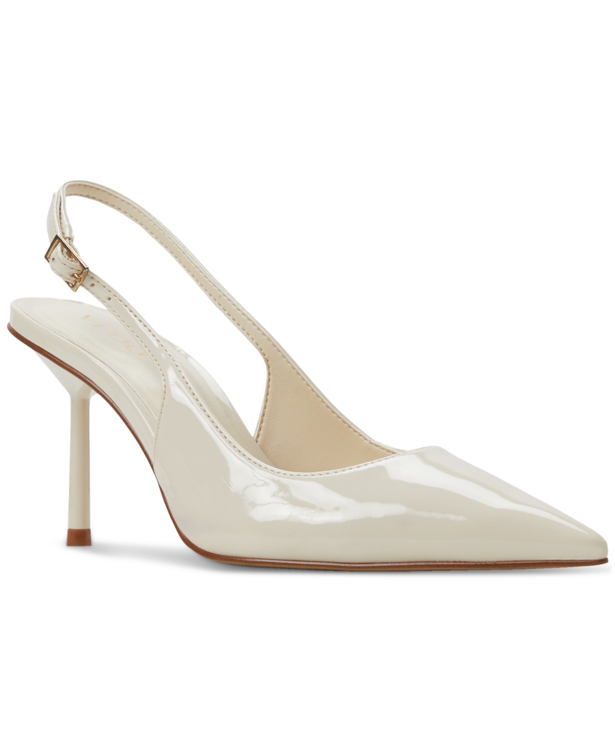 Shop Aldo Women's Seralina Pointed-toe Slingback Pumps In Light Beige Patent