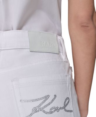 Women's Crystal-Cuff Jeans