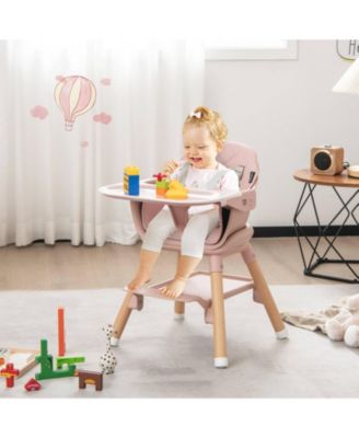 6-in-1 Baby High Chair with Removable Dishwasher and Safe Tray