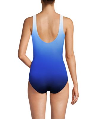 Petite Tugless Low Leg One Piece Swimsuit
