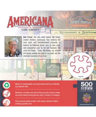 Americana - Lady Liberty 500 Piece EZ Grip Jigsaw Puzzle