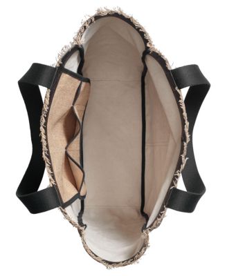 Lido Metallic Canvas Tote Bag