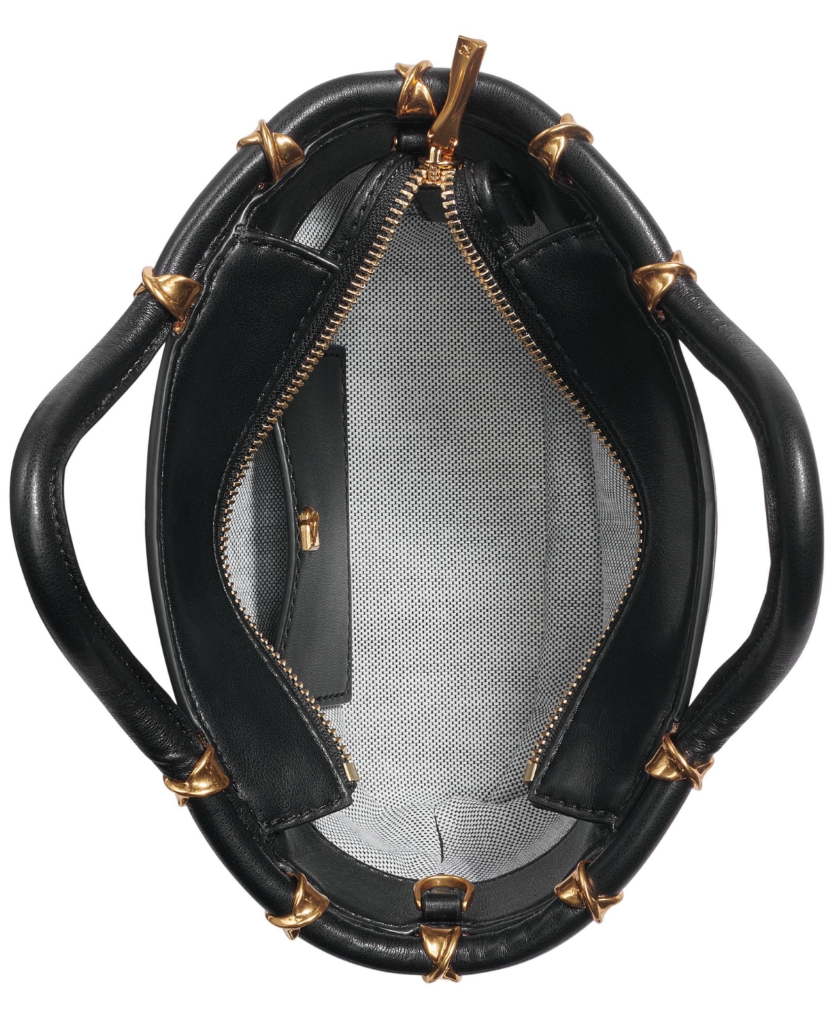 Donna Karan Chiffon Mini Crossbody Bag In Black,gold