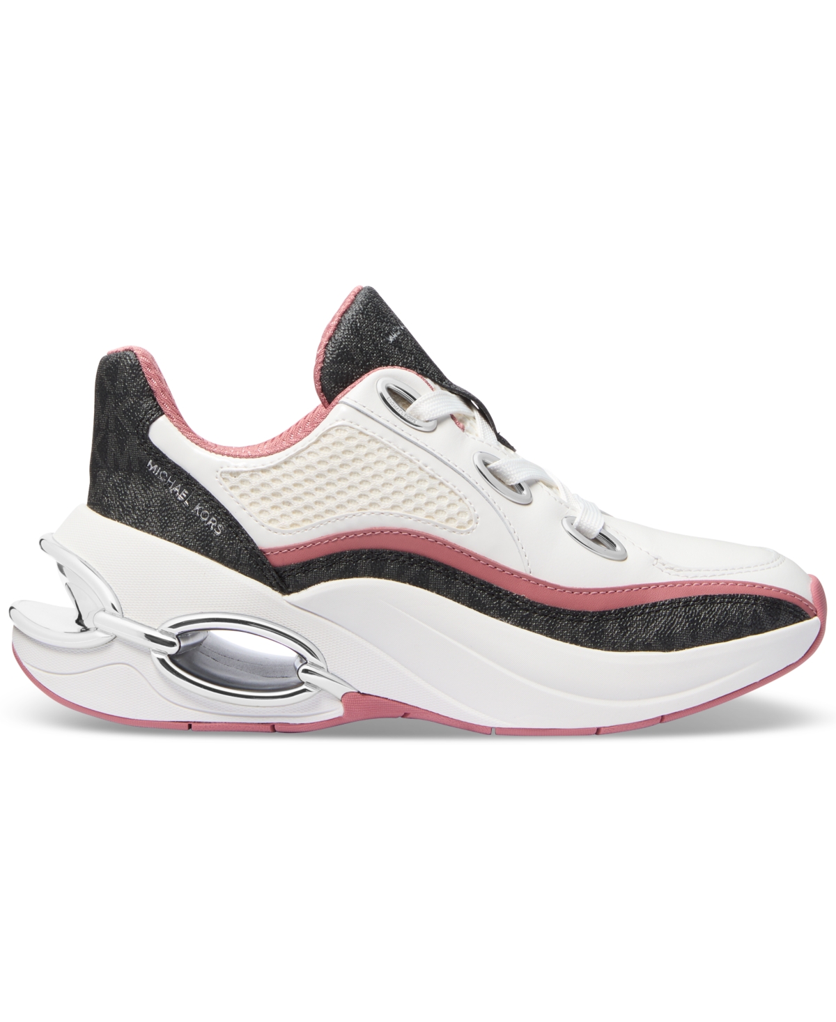 Shop Michael Kors Michael  Women's Toni Trainer Running Sneakers In Rose