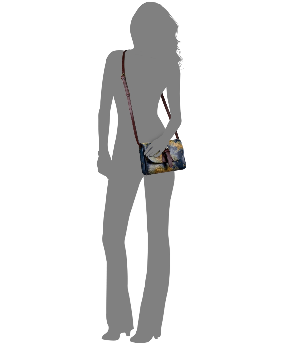 PATRICIA NASH TORRI SMALL LEATHER CROSSBODY 
