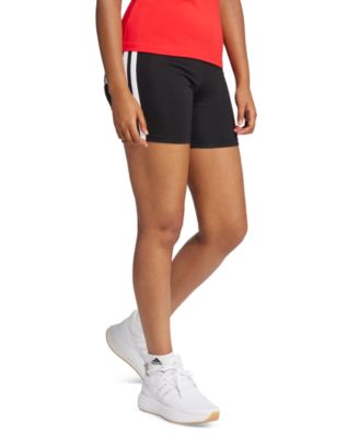 Women's Essentials 3-Stripe High-Rise Bike Shorts