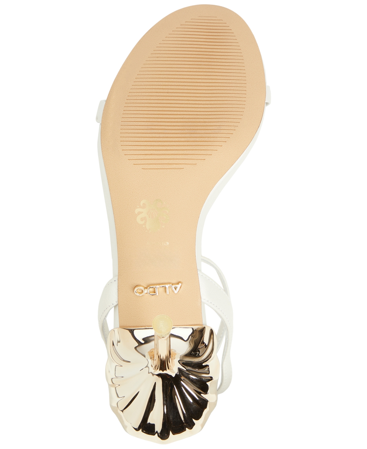Shop Aldo X Disney Women's Arielheel Two-piece Dress Sandals In White