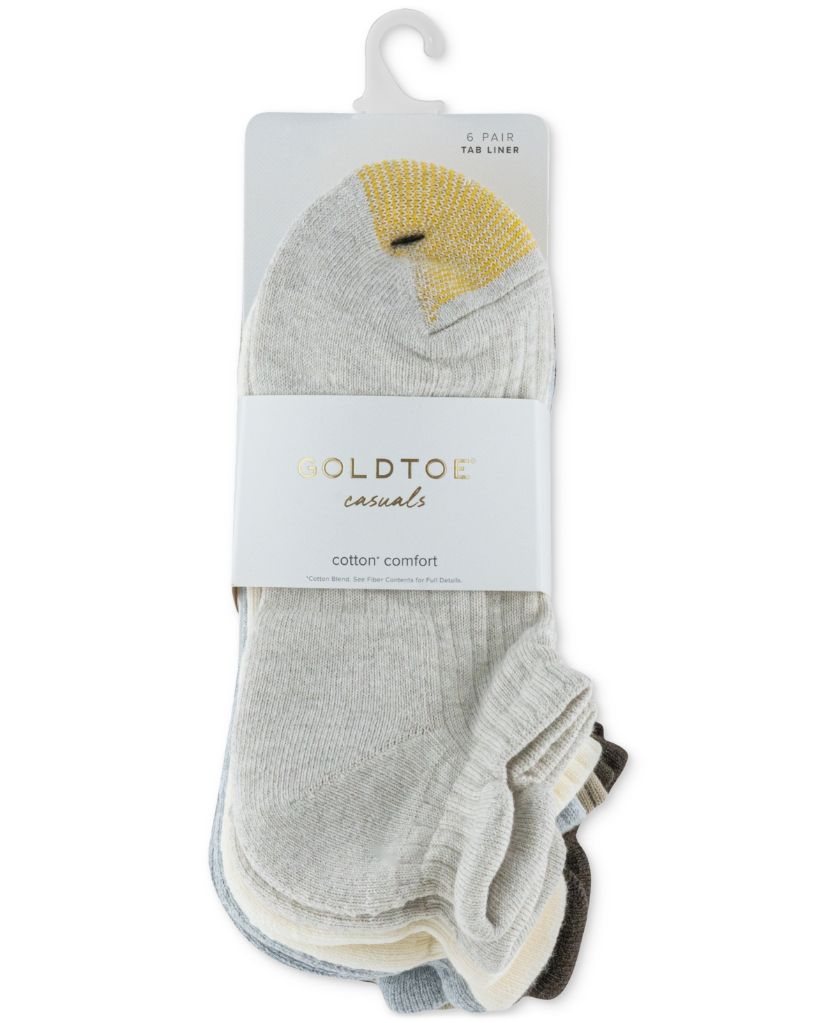 Shop Gold Toe Women's 6-pk. Everyday No Show Tab Socks Gtdl0154r06 In Neutral Pack (asst 1)