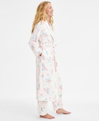 Women's Cotton Printed Robe, Exclusively at Macy's