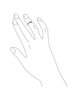 Nautical Aloha Dolphin Toe Midi Ring in Sterling Silver Design