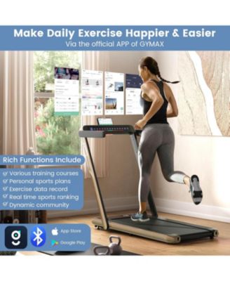 2.25HP 2 in 1 Folding Treadmill with APP Speaker Remote Control