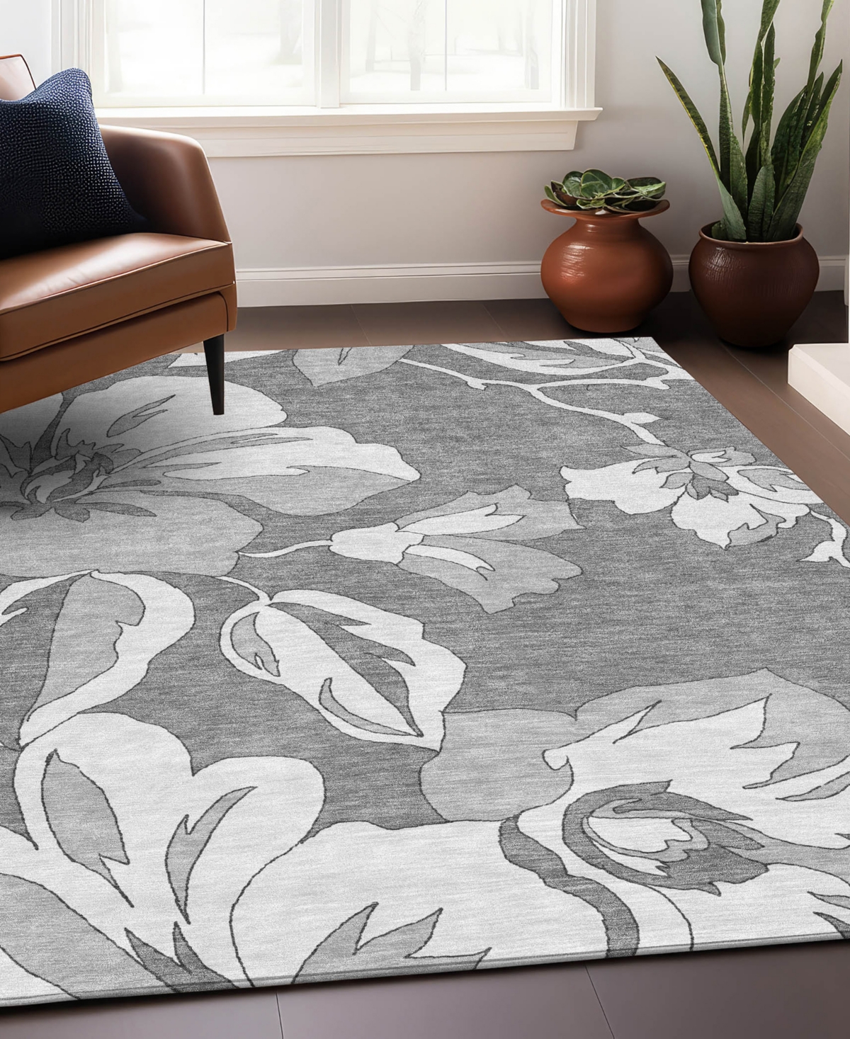 Addison Chantille Acn857 9'x12' Area Rug In Gray