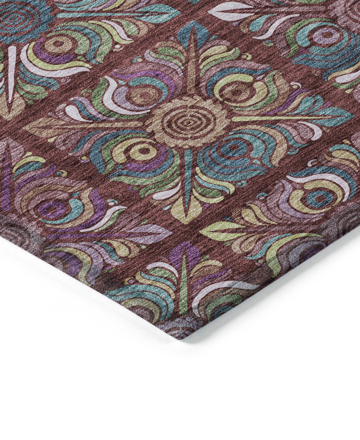 Addison Chantille Acn852 9'x12' Area Rug In Paprika