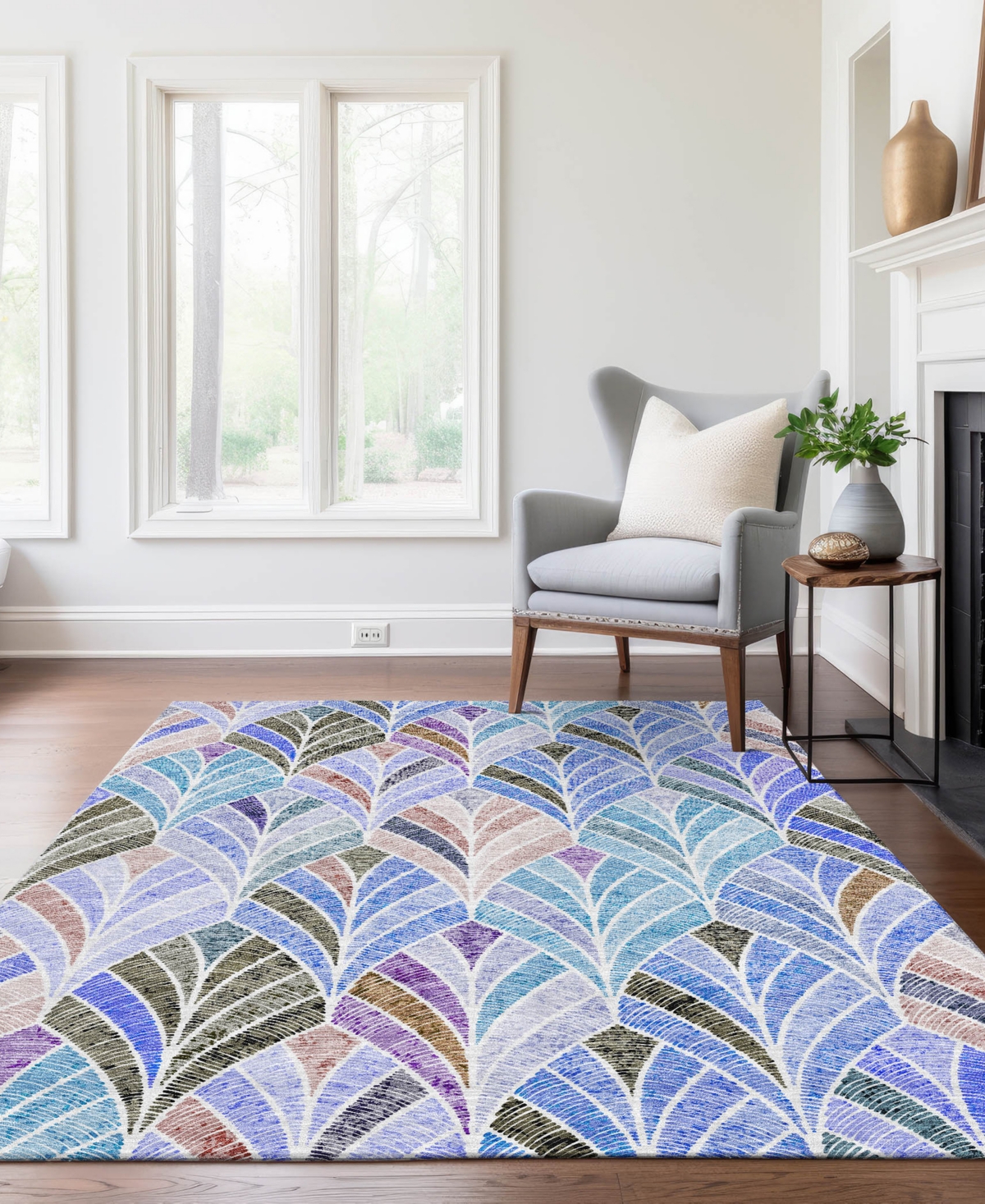 Addison Chantille Acn851 9'x12' Area Rug In Blue