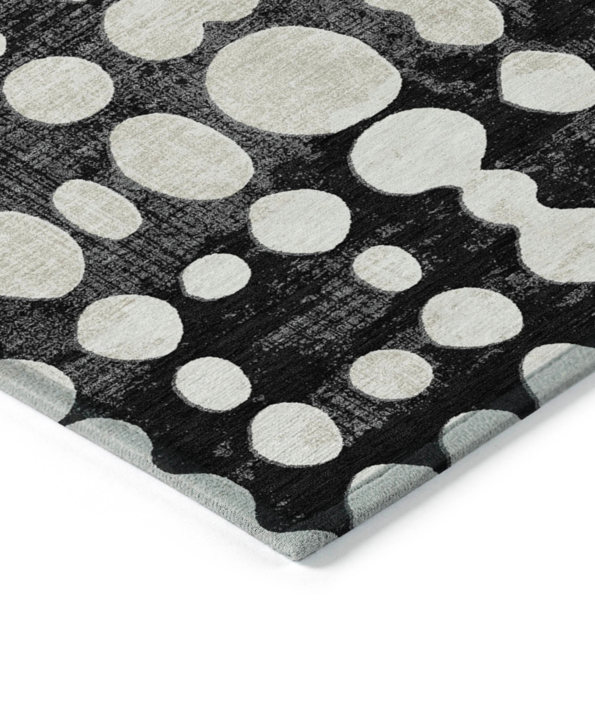 Addison Chantille Machine Washable Acn869 8'x10' Area Rug In Black