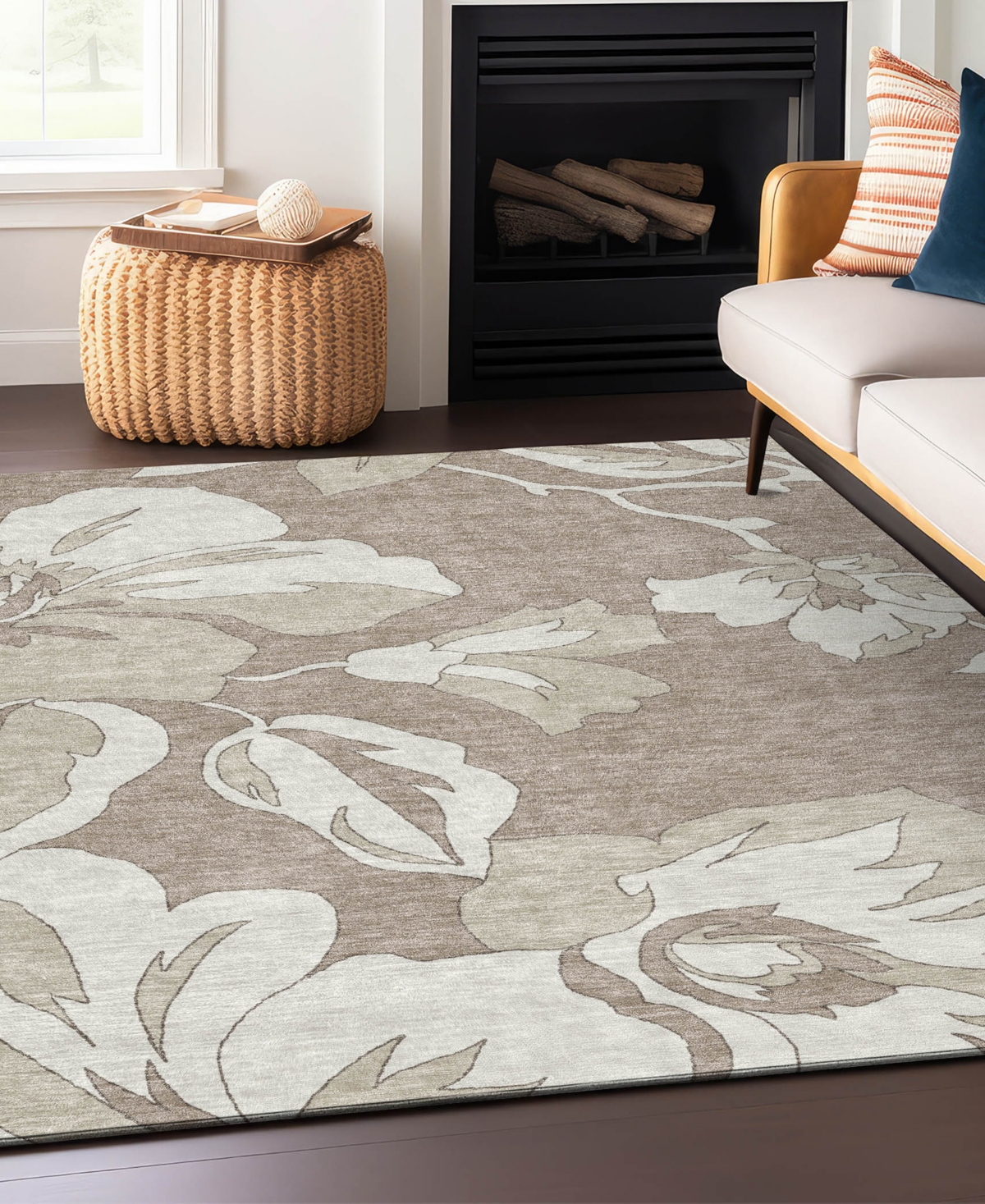 Addison Chantille Acn857 8'x10' Area Rug In Taupe