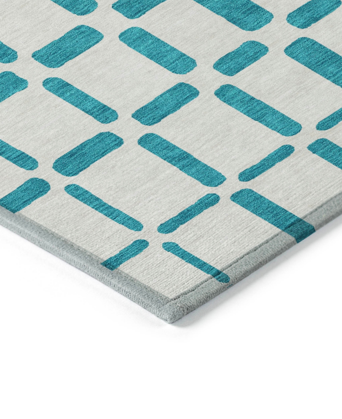 Addison Chantille Machine Washable Acn871 2'3"x7'6" Runner Area Rug In Teal