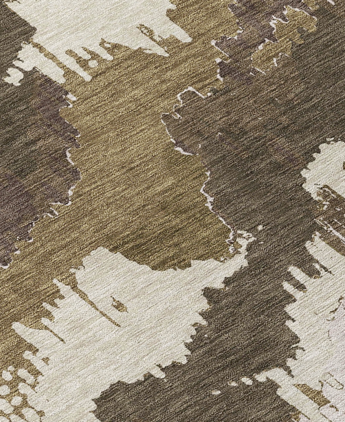 Addison Chantille Machine Washable Acn865 2'3"x7'6" Runner Area Rug In Brown